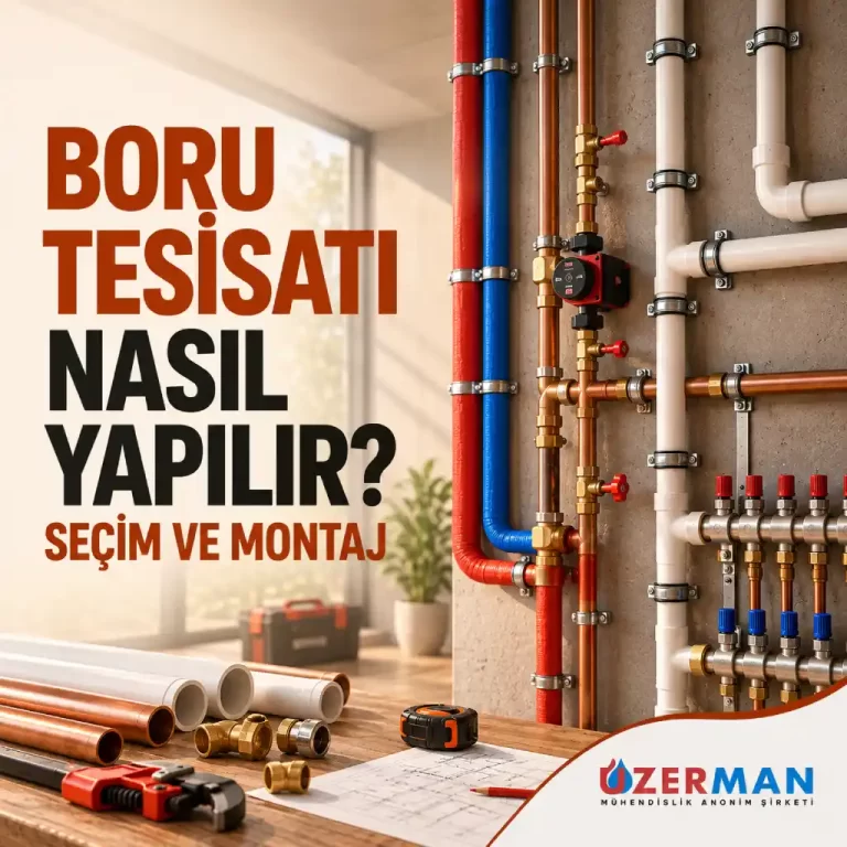 Boru tesisatı nasıl yapılır? Bakır, PPRC ve plastik boru seçimi, bağlantı elemanları ve doğru montaj uygulaması