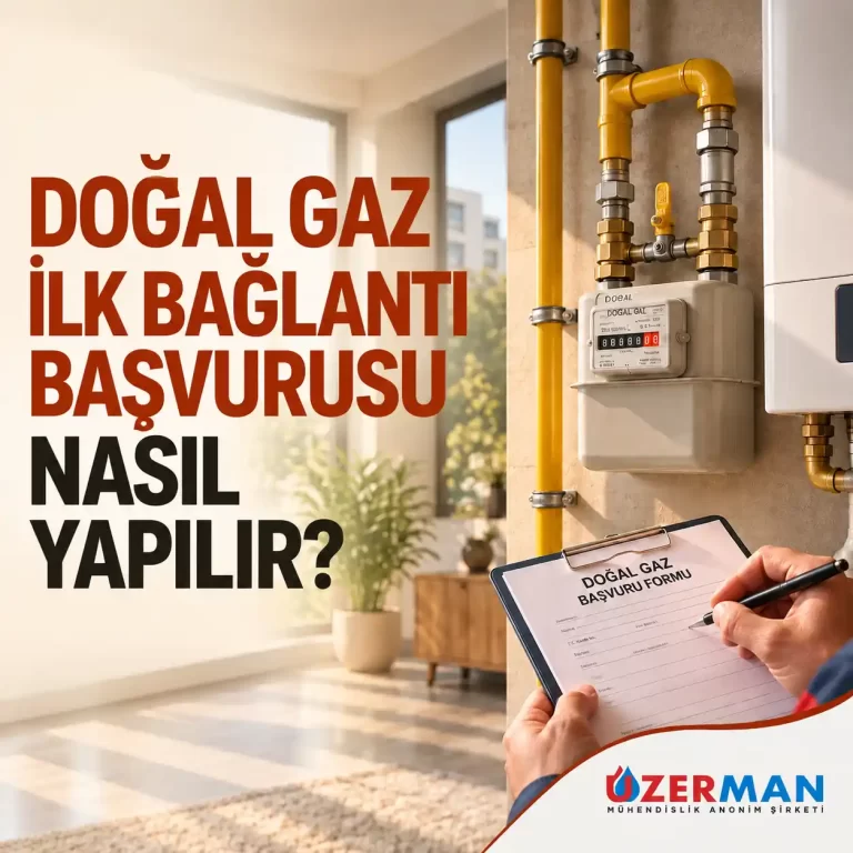 Doğal gaz ilk bağlantı başvurusu nasıl yapılır? Doğal gaz sayacı, tesisat ve başvuru süreci görseli