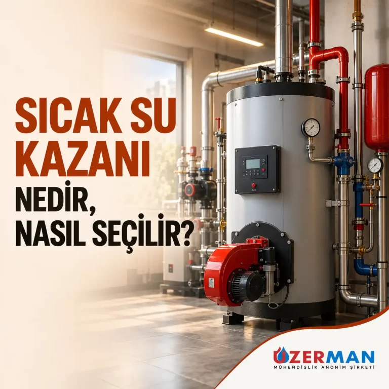Sıcak su kazanı nedir ve nasıl seçilir? Merkezi ısıtma sistemlerinde kullanılan sıcak su kazanı ve kazan dairesi ekipmanları.